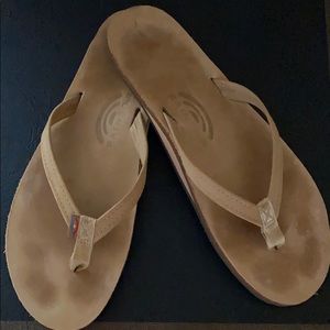 Rainbow Narrow Strap flip flop